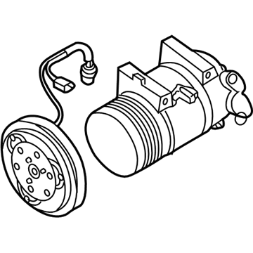 Nissan 92600-1LA5A Compressor Assy-Cooler