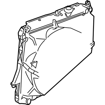 GM 89018399 Radiator Mount Bracket