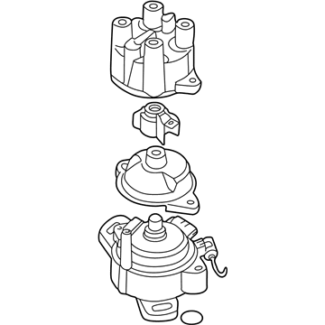 Nissan 22100-7J401 Distributor Assy