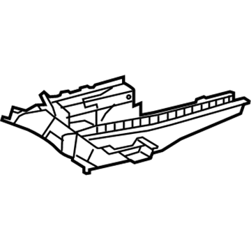 Lexus 57033-0E020 Reinforce Sub-Assy, Front Side Member, NO.3 RH