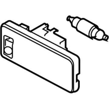 Nissan 26490-CA000 Lamp Assembly-Luggage Room