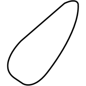 Hyundai 87258-2M001 Pad-Rear Spoiler, RH