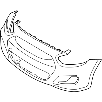 Hyundai 86511-1R000 Front Bumper Cover