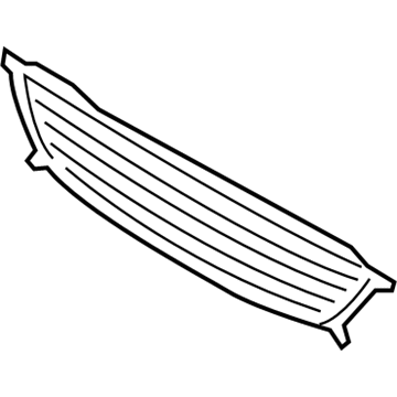 Hyundai 86561-1R000 Front Bumper Grille