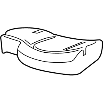 GM 12377672 PAD, Seat Cushion