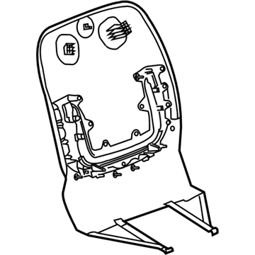 GM 22758371 Seat Back Panel