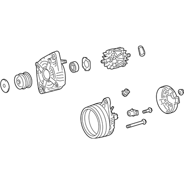 Lexus 27060-0P340 Alternator Assembly With Regulator