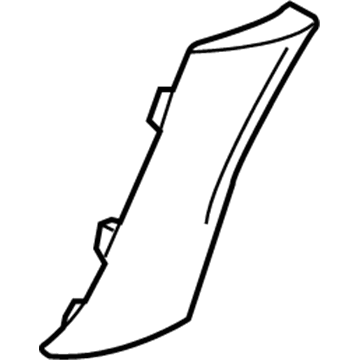 Nissan 63816-9Z541 Over Fender Assembly-Front Bumper Side, RH