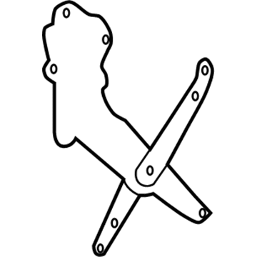 Mopar 55276117AD Window Regulator Rear, Left