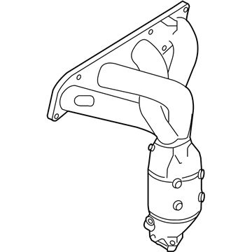 Nissan 140E2-3TU0A Exhaust Manifold With Catalytic Converter