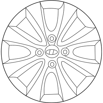 Hyundai 52960-1R000 Wheel Hub Cap Assembly