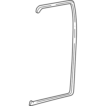 Mopar 55359202AB WEATHERSTRIP-Cargo Door