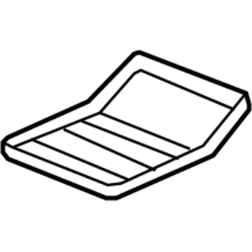 Honda 83451-SJC-A01ZD Mat, Tray *NH598L* (ATLAS GRAY)