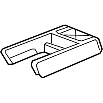 Honda 83405-SJC-A01ZE Holder Assembly, Console Cup (Atlas Gray)