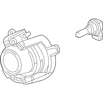 GM 23170303 Fog Lamp Assembly