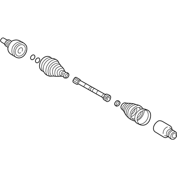 Ford YL8Z-3A427-BA Axle Assembly