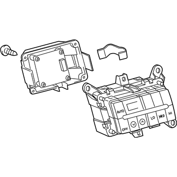 Toyota 55900-0C050 Dash Control Unit