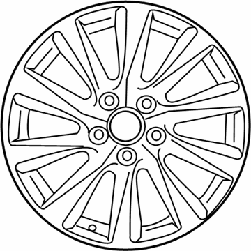 Toyota 42611-06E01 Wheel, Alloy