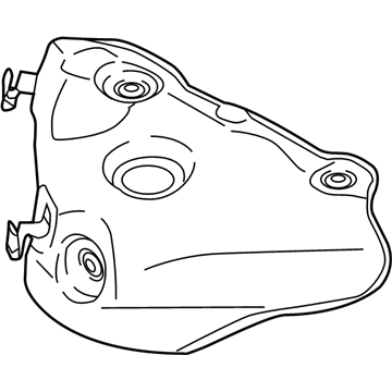Hyundai 28525-2GGA3 Protector-Heat Upper