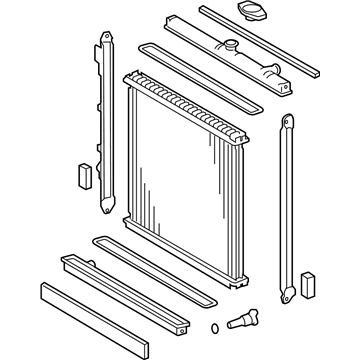 Toyota 16400-0S040 Radiator Assembly