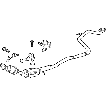 Toyota 17410-21C20 Front Pipe