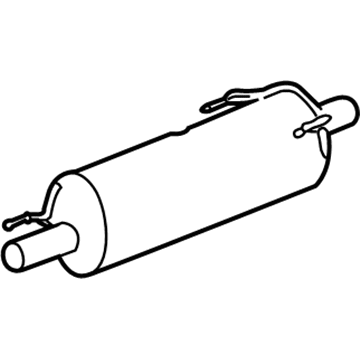 Mopar 52103451AD MUFFLER-Exhaust