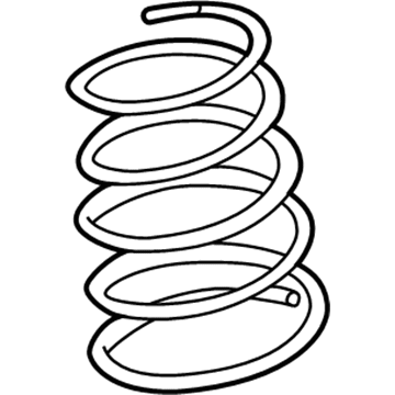 Lexus 48131-48510 Spring, Coil, Front