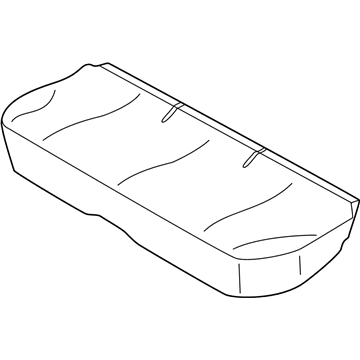 GM 22637577 Cushion Pkg-Rear Seat *Graphite