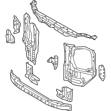 Lexus 53201-60291 Support Sub-Assy, Radiator