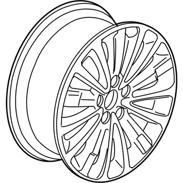 Acura 42700-TZ3-R11 Disk, Aluminum Wheel (18X7 1/2J) (Enkei)