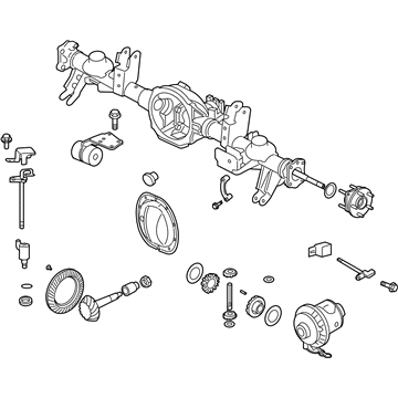 Mopar 52114838AA Axle-Rear Complete