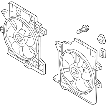 Ford 5L8Z-8C607-GD Fan Assembly