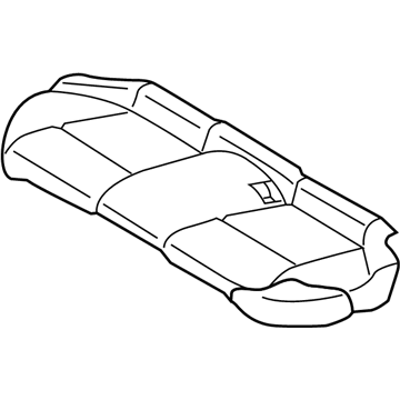 Infiniti 88300-4HL4C Cushion Assy-Rear Seat