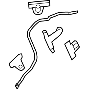 Ford BB5Z-78502C52-A Drain Hose