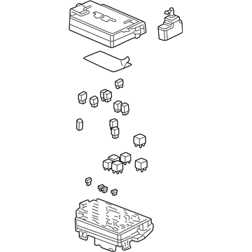 GM 10311477 Block Asm-Accessory Wiring Junction *Markprnt