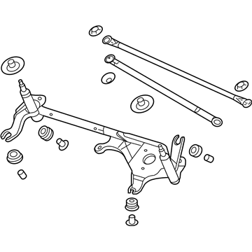 Acura 76530-TY2-A02 Link, Front Wiper