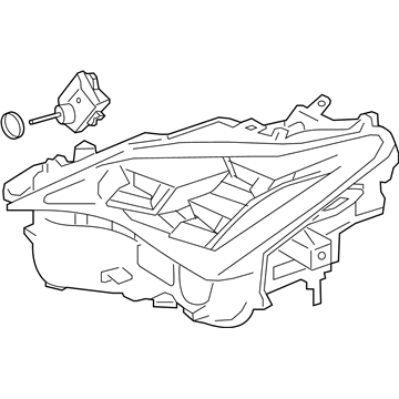 Lexus 81145-24330 Headlamp Unit With Gas