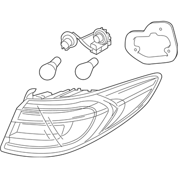 Hyundai 92402-C2500 Lamp Assembly-Rear Combination Outside, RH