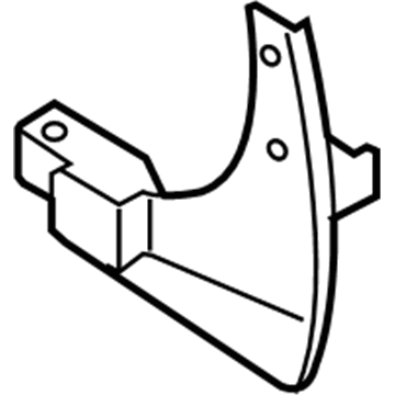 Nissan 63854-1GR0A Mud Guard Set-Front Fender, Right