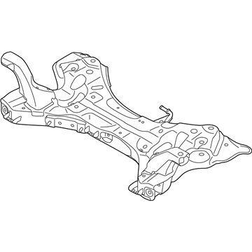 Hyundai 62400-2T200--DS Crossmember Complete-Front Axle