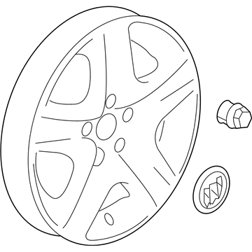 GM 9598719 Wheel Cover