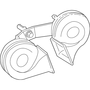 Ford 7F9Z-13832-A Horn
