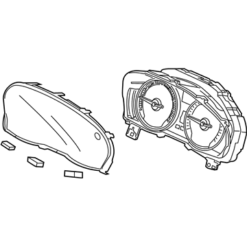 Acura 78100-TZ7-A91 Meter Assembly, Combination (Rewritable)