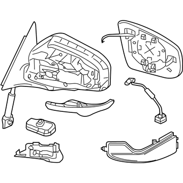 Infiniti 96301-5UB1A Door Mirror Assy-RH