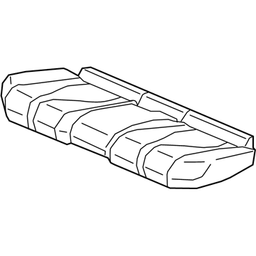 Acura 82137-TJB-A21 Pad Complete , Rear Cushion