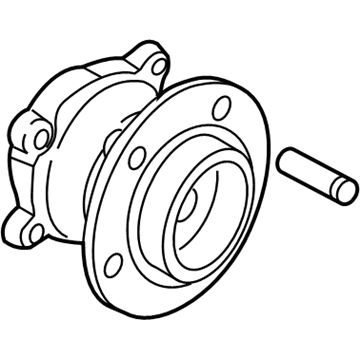 Ford KV6Z-1109-A Rear Hub & Bearing