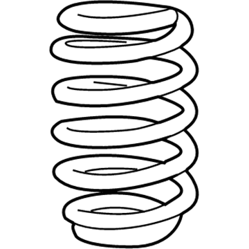 Mopar 4895624AC Front Coil Spring