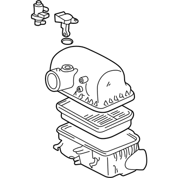 Toyota 17700-22090 Cleaner Assy, Air