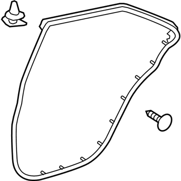 Toyota 67872-06150 Surround Weatherstrip