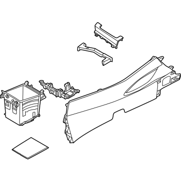 Hyundai 84610-CW000-NNB CONSOLE ASSY-FLOOR